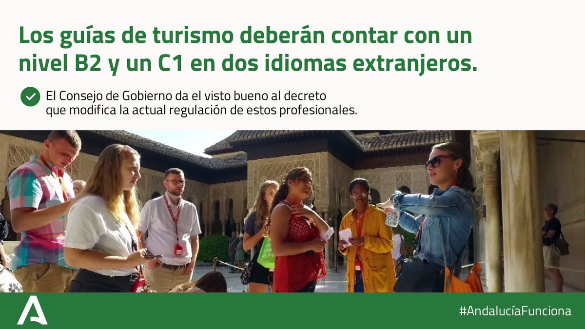 Imagen de portada de Interpretar y acompañar. Guías de turismo de Andalucía. Ahora con B2 y C1 en dos idiomas extranjeros